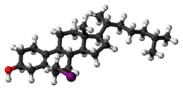 Ball-and-stick model of adosterol