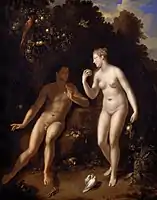 Adam and Eve (c. 1711, Musée du Louvre)