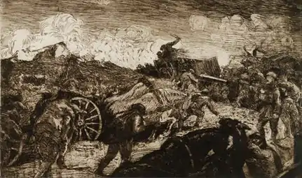 Scene from "Portugal in the Great War" (1920s)
