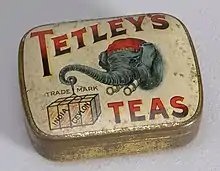 Advertising metal matchbox, British, late 19th century