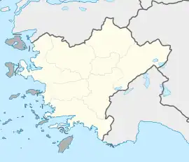 Ovacık is located in Turkey Aegean