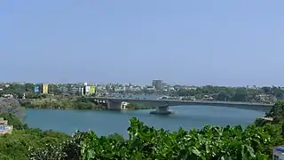 The Nyali Bridge, linking Nyali to Mombasa Island.