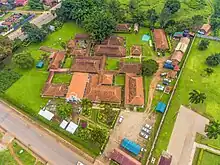 Aerial View of Cure Children's Hospital in Mbale District in Uganda