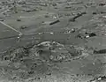 Aerial view of the site of Green Hill in 1964, during quarrying