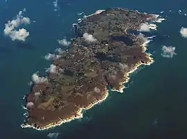 Aerial view of Groix