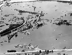 flooded Vanport in 1948