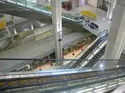 Concourse B station during construction