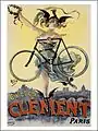 Advertising poster for Cycles Clément