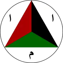 Variants of this emblem adorned many Afghan military aircraft in 2006. The three letters are the initials of Afghan Ordou-e Melli (Afghan National Army).