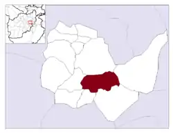 Location in Kabul Province