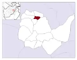 Location in Kabul Province