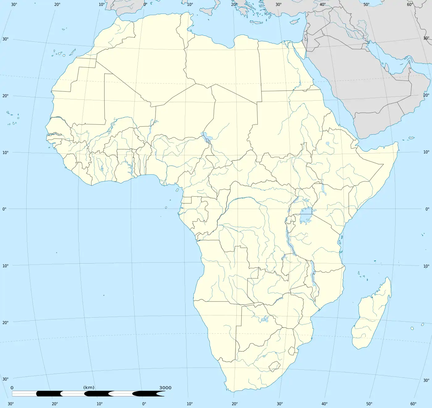 Shire is located in Africa