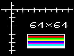 Agat 64x64 pixel mode