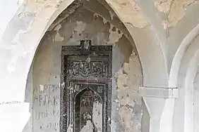 Mihrab of the mosque in 2018