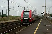 A TER train at Agde