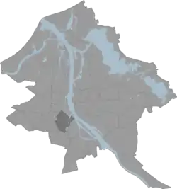Location of Āgenskalns in Riga