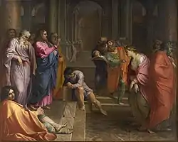 Agostino, Christ and the Woman Taken in Adultery