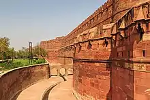 Agra Fort, won by Hemu in 1553, recaptured from Humayun in 1556, before capturing Delhi.