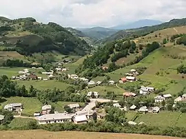View of Agrieș village