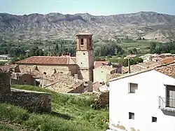 Panoramic view of the village and the Asunción church