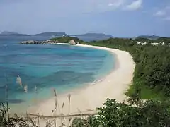 Aharen beach on Tokashiki island
