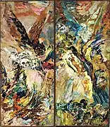 Diptych "Crowded in the Sky"