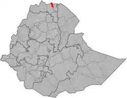 Location of Enticho