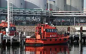 Pilot boat in the Muuga Harbour, Estonia (2014)