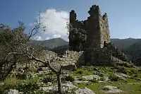 The southeast tower of the citadel from NW inside the citadel.