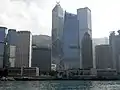 AIA Central amongst the Hong Kong skyline in February 2006