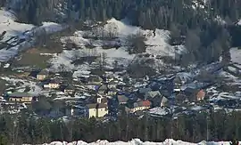 Aillon-le-Vieux seen from Mont Margériaz