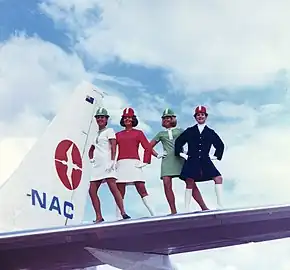 NAC Hostess uniform, 1970