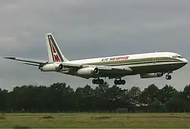 An Air Memphis Boeing 707.