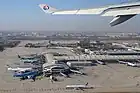 Takeoff view of T2 from a China Eastern Airlines flight