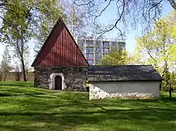 Akaa medieval stone sacristy