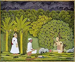 Akbar and Tansen visit Haridas