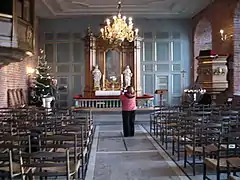 Inside the Akershus Castle church