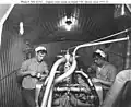 Two engineers in one of Akron's engine rooms