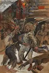 Kullervo as an Avenger by Gallen-Kallela, 1893