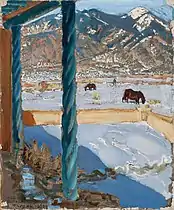 Taos Home in Sunlight, 1925