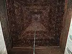 Wooden cupola ceiling in the prayer hall