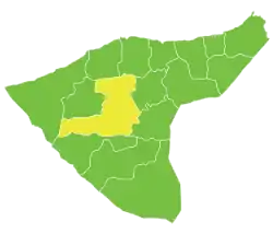 Al-Hasakah Subdistrict in Syria