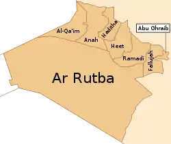 Location of Ar-Rutba District