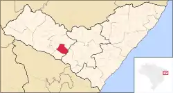 Location of Batalha in the State of Alagoas