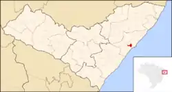 Location of Coqueiro Seco