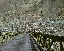 Alam Bridge on River Gilgit