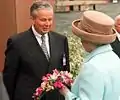 Smith and HM Queen Elizabeth II