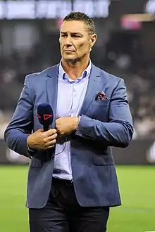 Colour photograph of Alastair Lynch in 2018