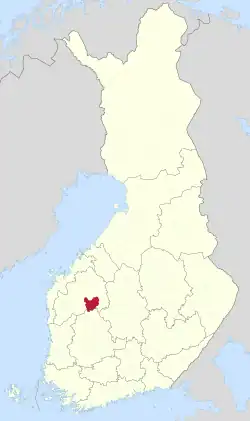 Location of Alavus in Finland