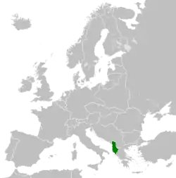 Location of